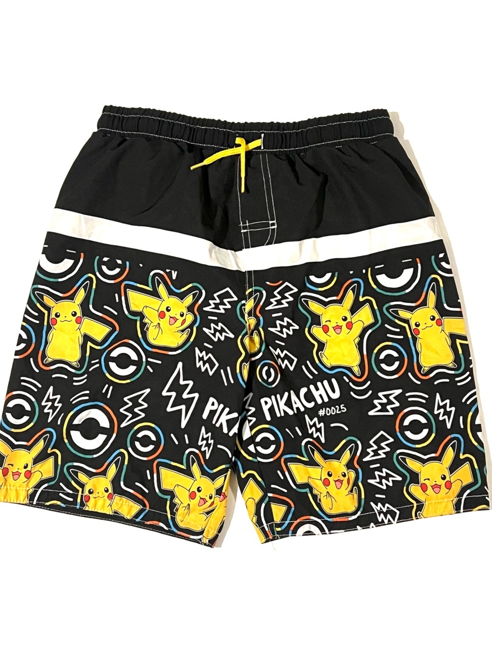 Pokémon, Pikachu, Swim Trunks, Boys, Size 10 to 12